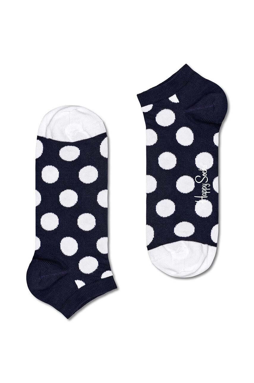 Happy Socks Чорапи Big Dot Low Sock в тъмносиньо - Pepit.bg