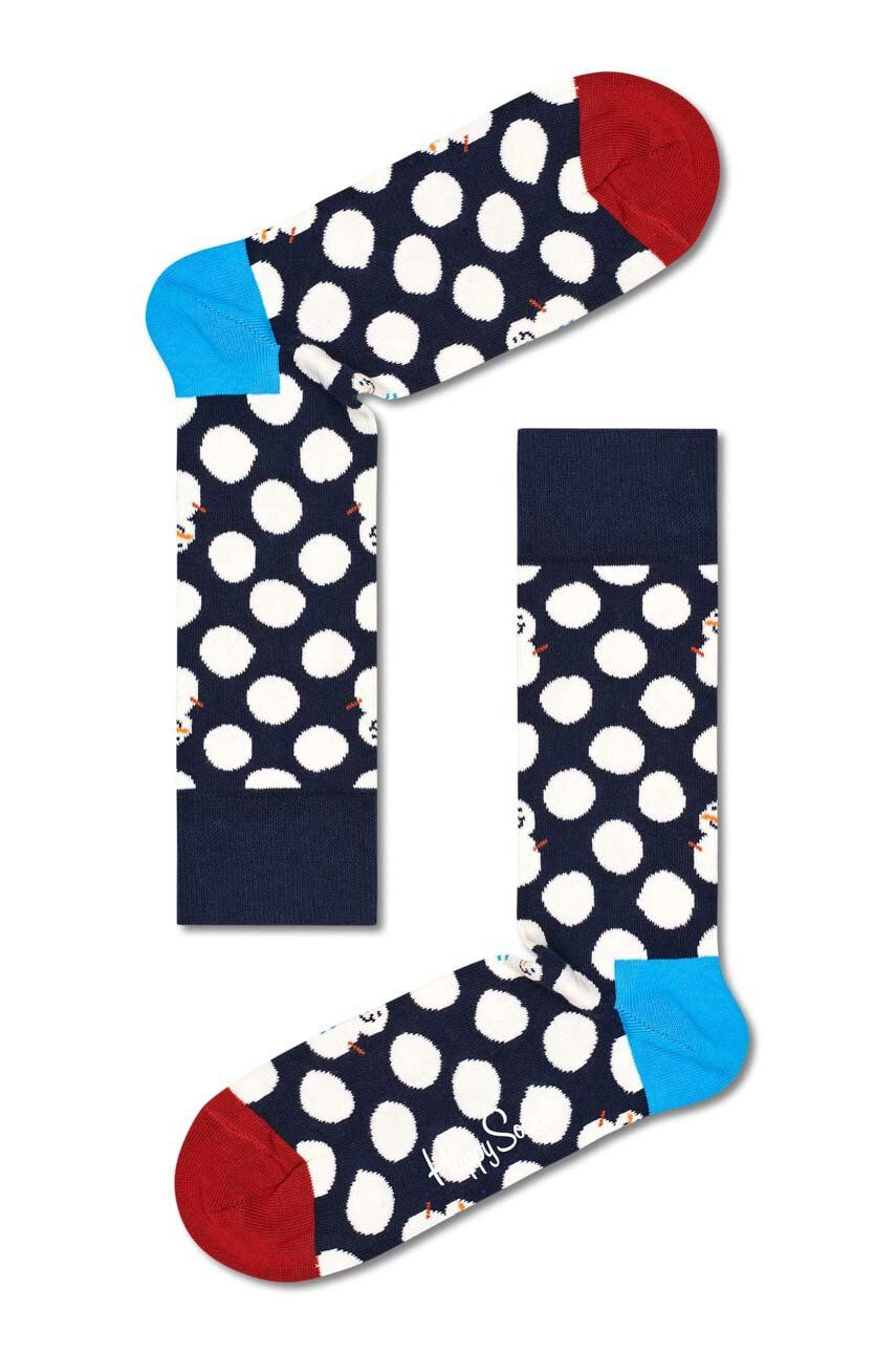 Happy Socks Чорапи Big Dot Snowman - Pepit.bg