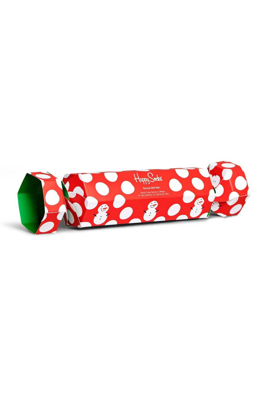 Happy Socks Чорапи Big Dot Snowman (2 чифта) - Pepit.bg