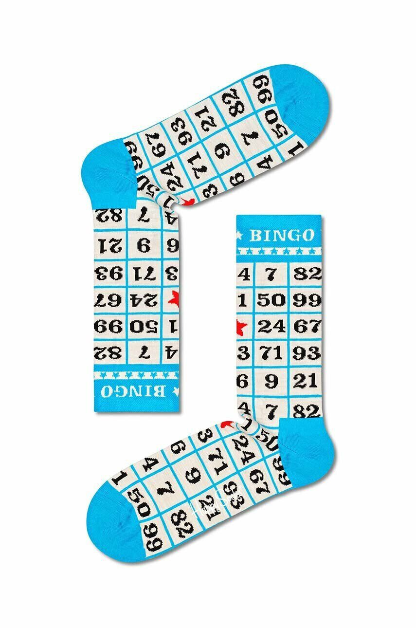 Happy Socks Чорапи Bingo в тюркоазено - Pepit.bg