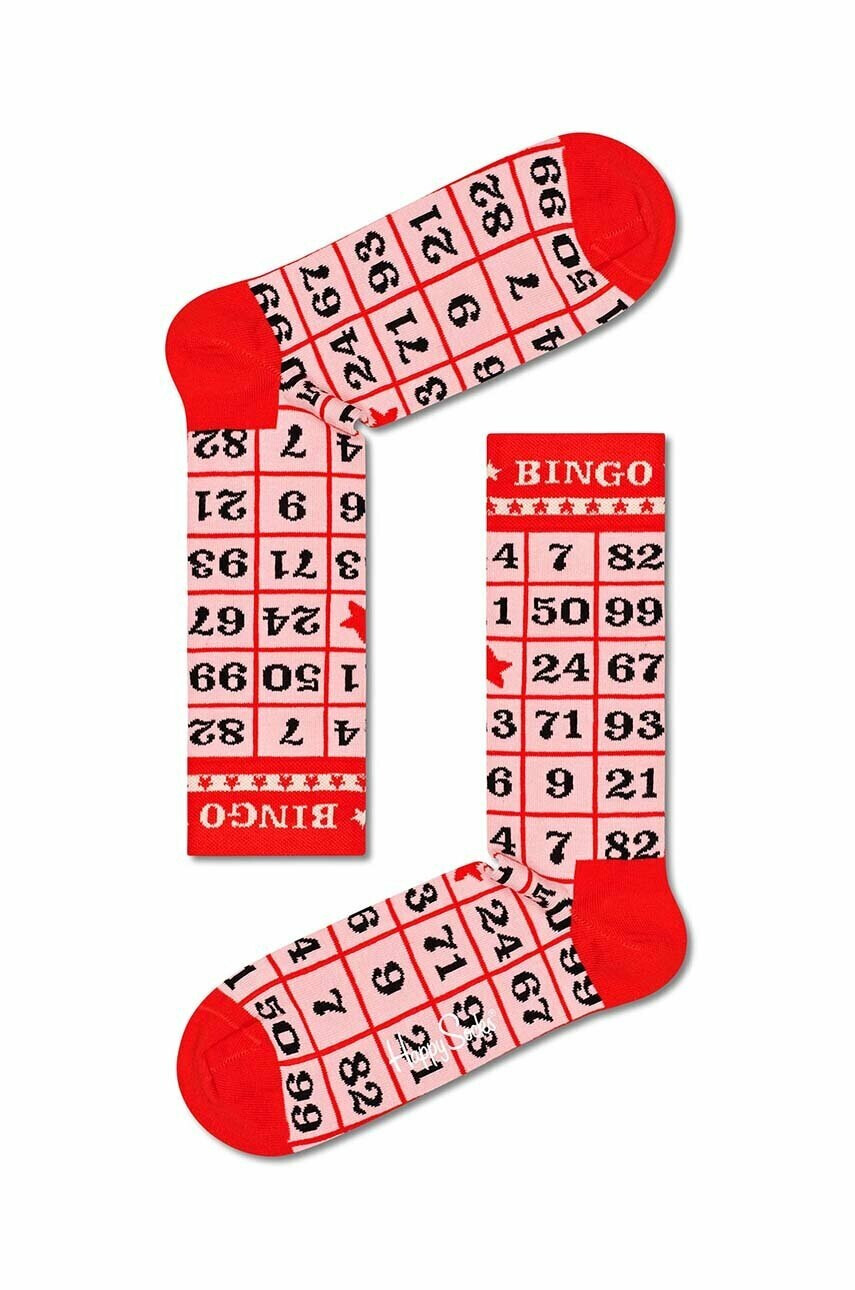 Happy Socks Чорапи Bingo в розово - Pepit.bg