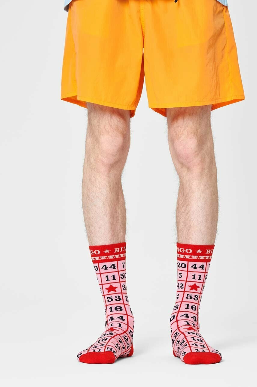 Happy Socks Чорапи Bingo в розово - Pepit.bg