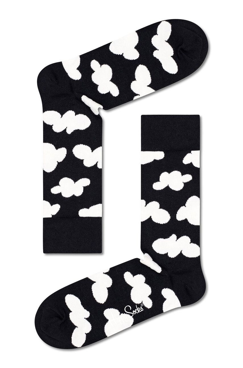 Happy Socks Чорапи Black And White (4 чифта) дамски - Pepit.bg