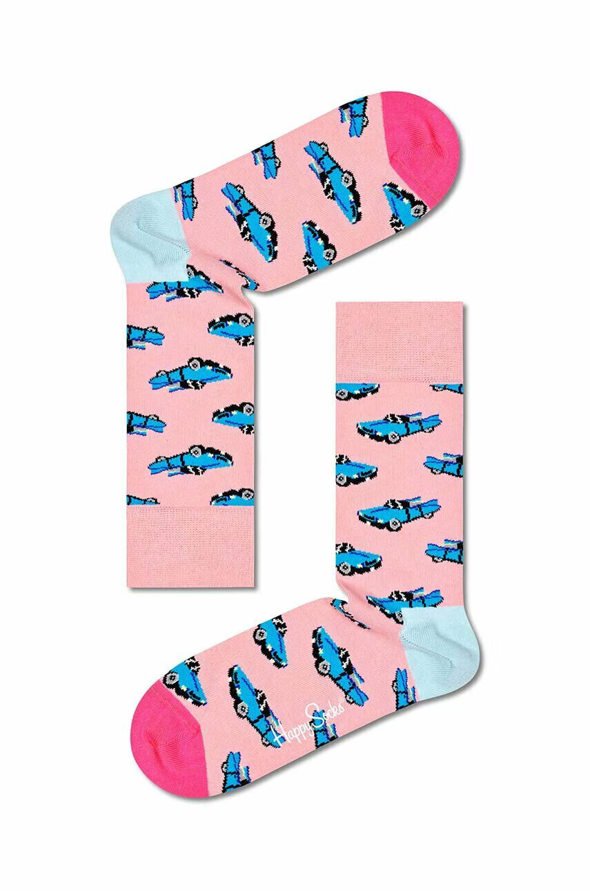 Happy Socks Чорапи Cadillac в розово - Pepit.bg