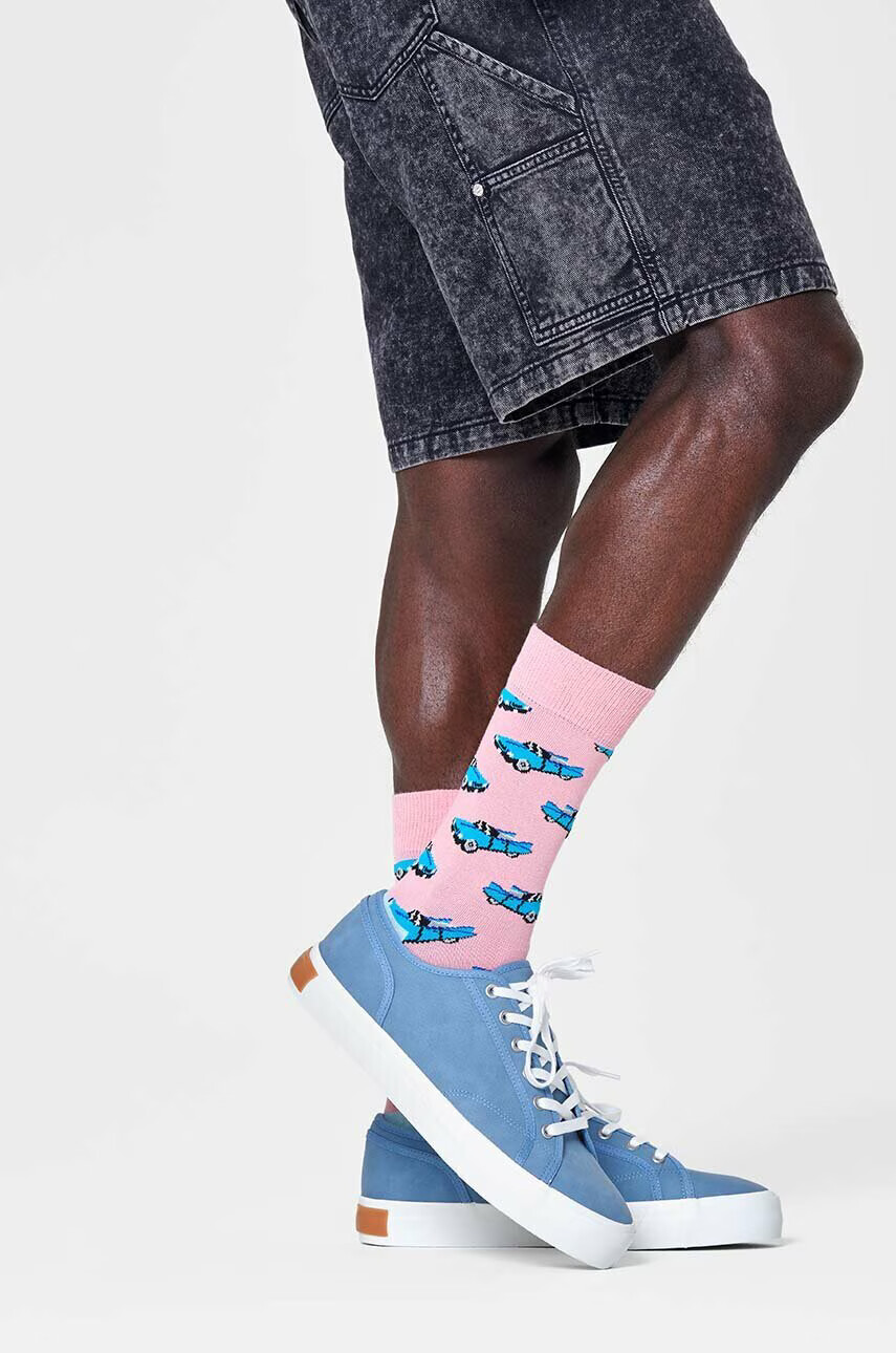 Happy Socks Чорапи Cadillac в розово - Pepit.bg