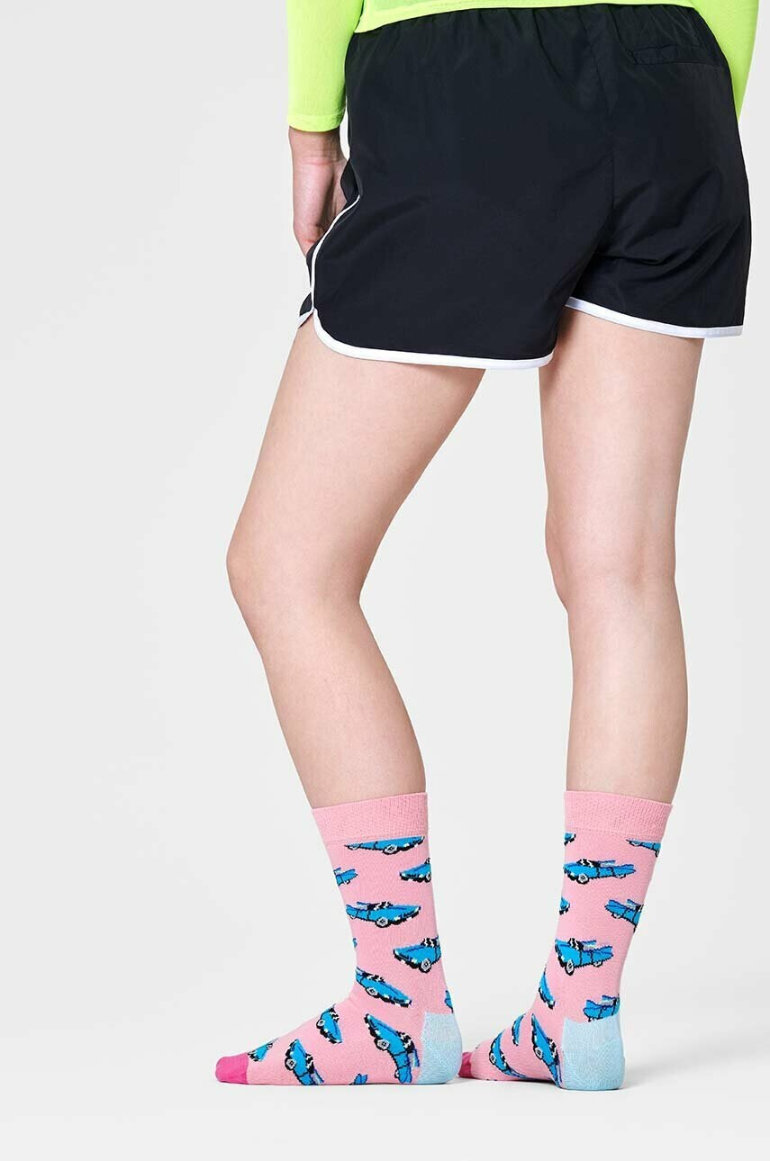 Happy Socks Чорапи Cadillac в розово - Pepit.bg