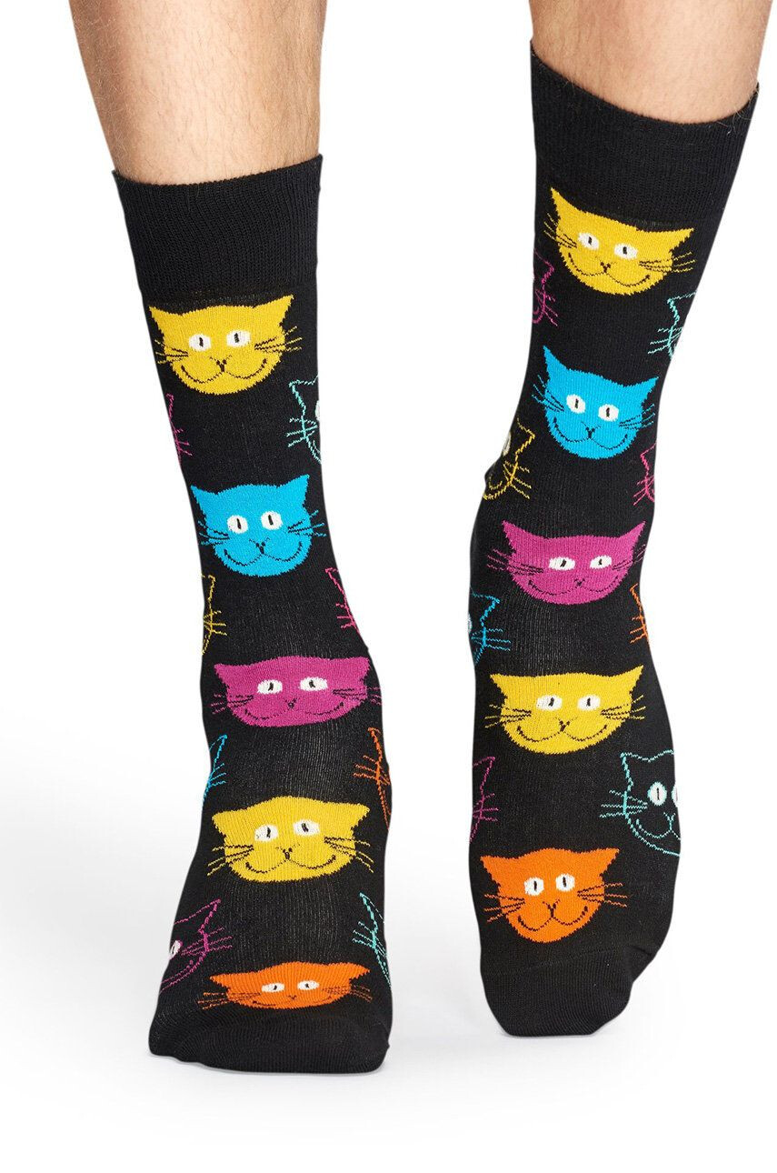 Happy Socks Чорапи Cat - Pepit.bg