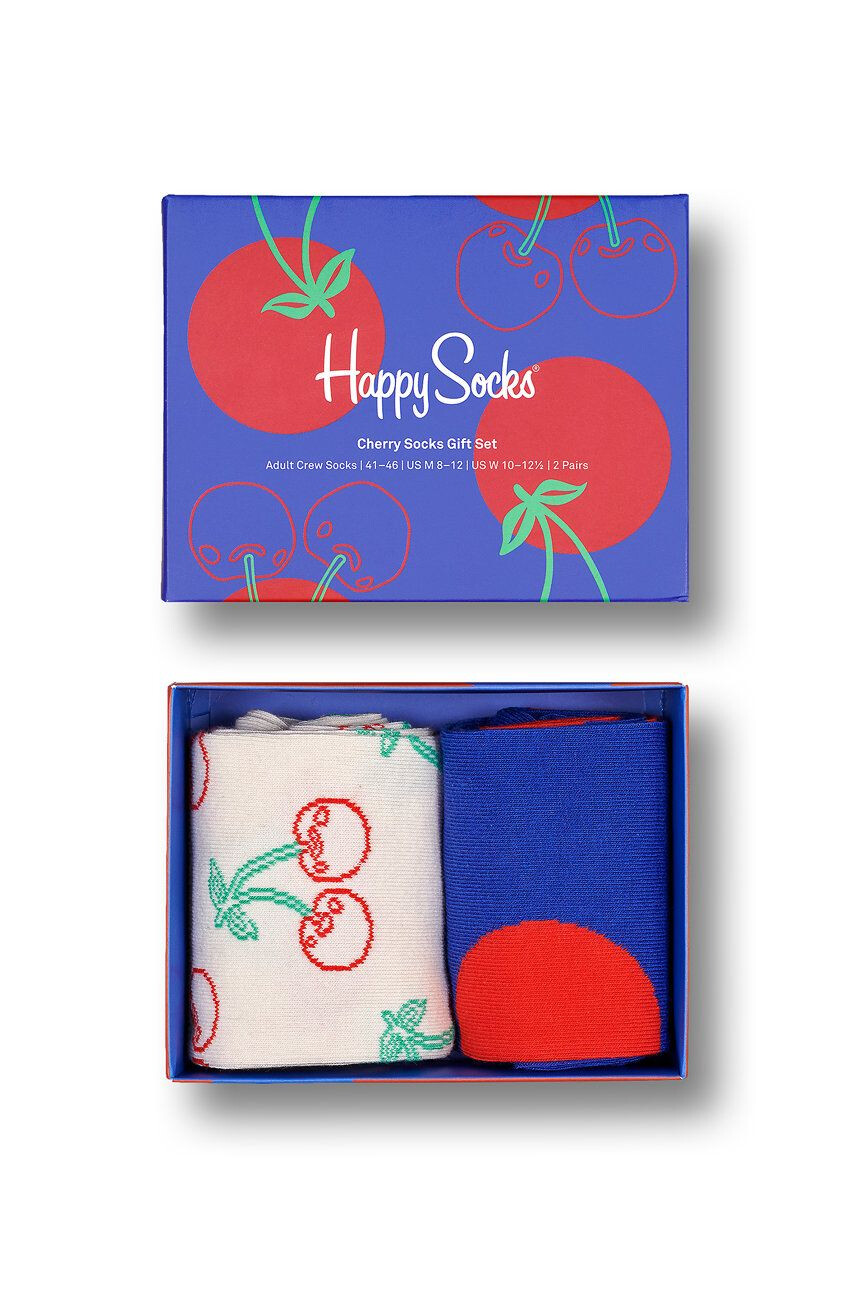 Happy Socks Чорапи Cherries (2 чифта) мъжки - Pepit.bg