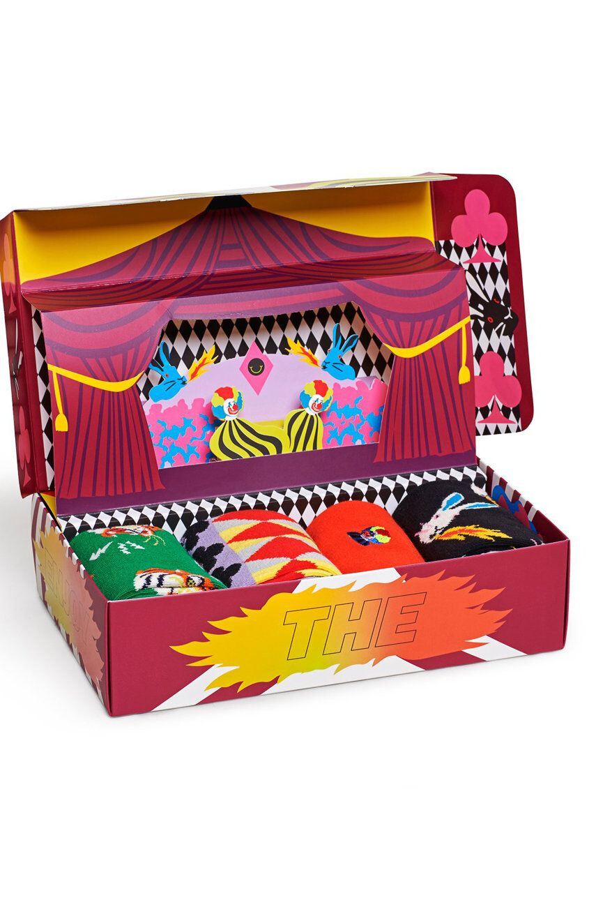 Happy Socks Чорапи Circus Socks Gift Set (4 чифта) - Pepit.bg