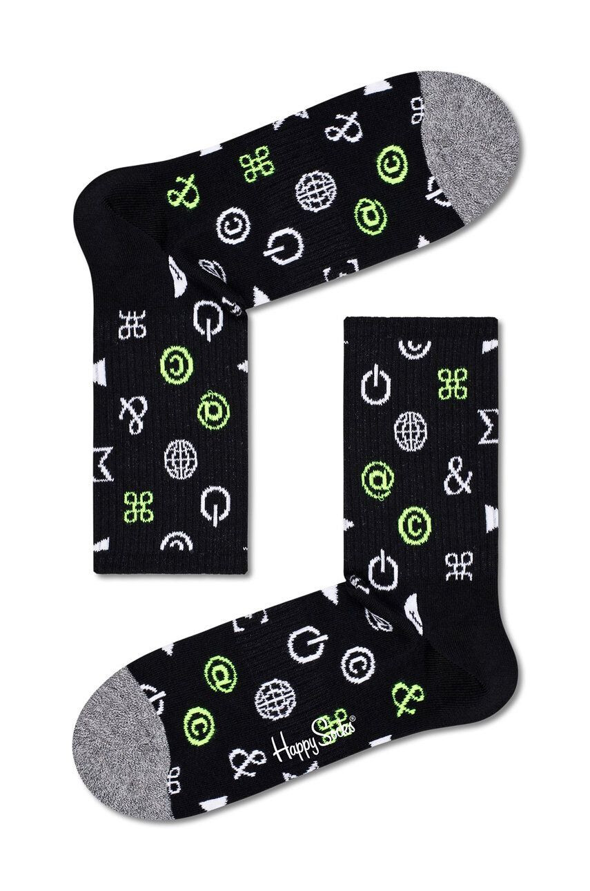 Happy Socks Чорапи Ctrl Alt Del 3/4 Crew - Pepit.bg