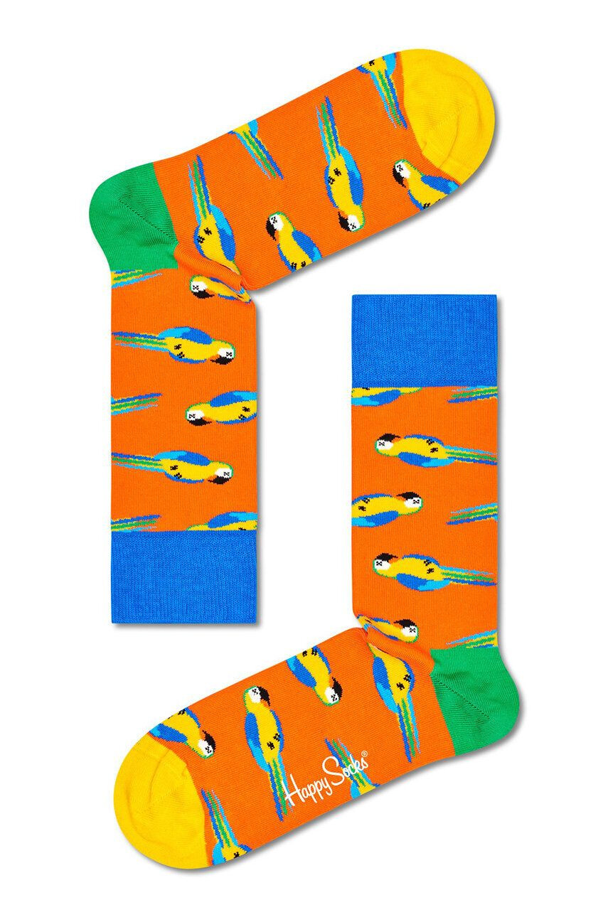 Happy Socks Чорапи Dead Parrot x Monty Python мъжки в червено - Pepit.bg