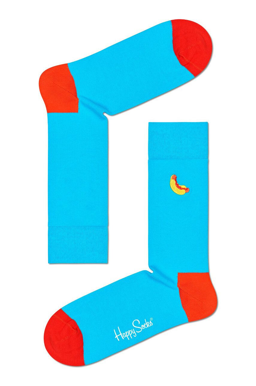 Happy Socks Чорапи Embroidery Hot Dog - Pepit.bg