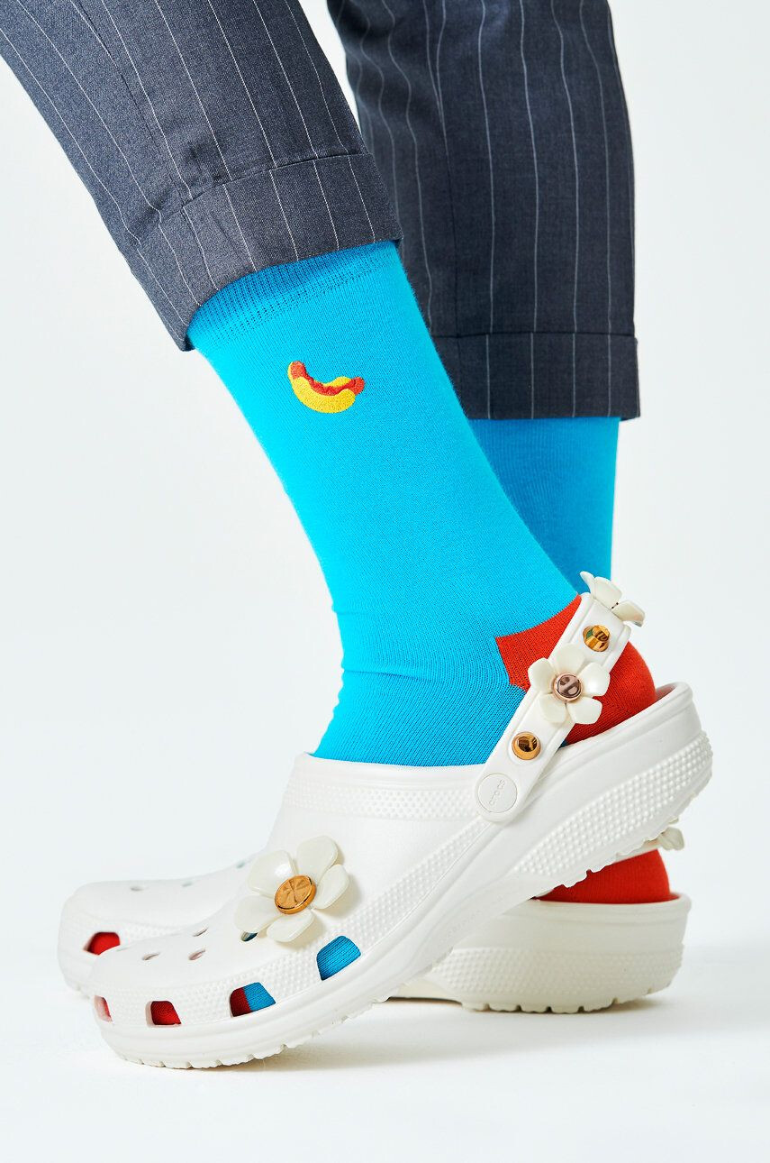 Happy Socks Чорапи Embroidery Hot Dog - Pepit.bg