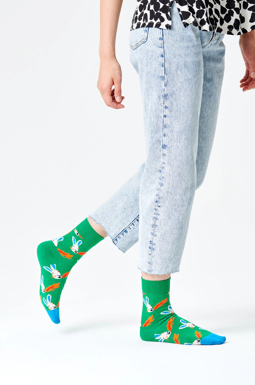 Happy Socks Чорапи Fire Rabbit Half Crew - Pepit.bg