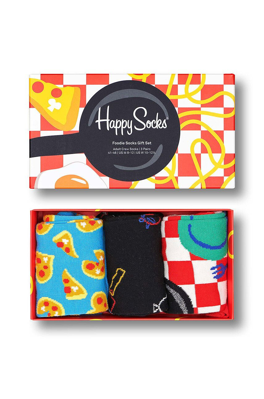 Happy Socks Чорапи Food (3 чифта) - Pepit.bg