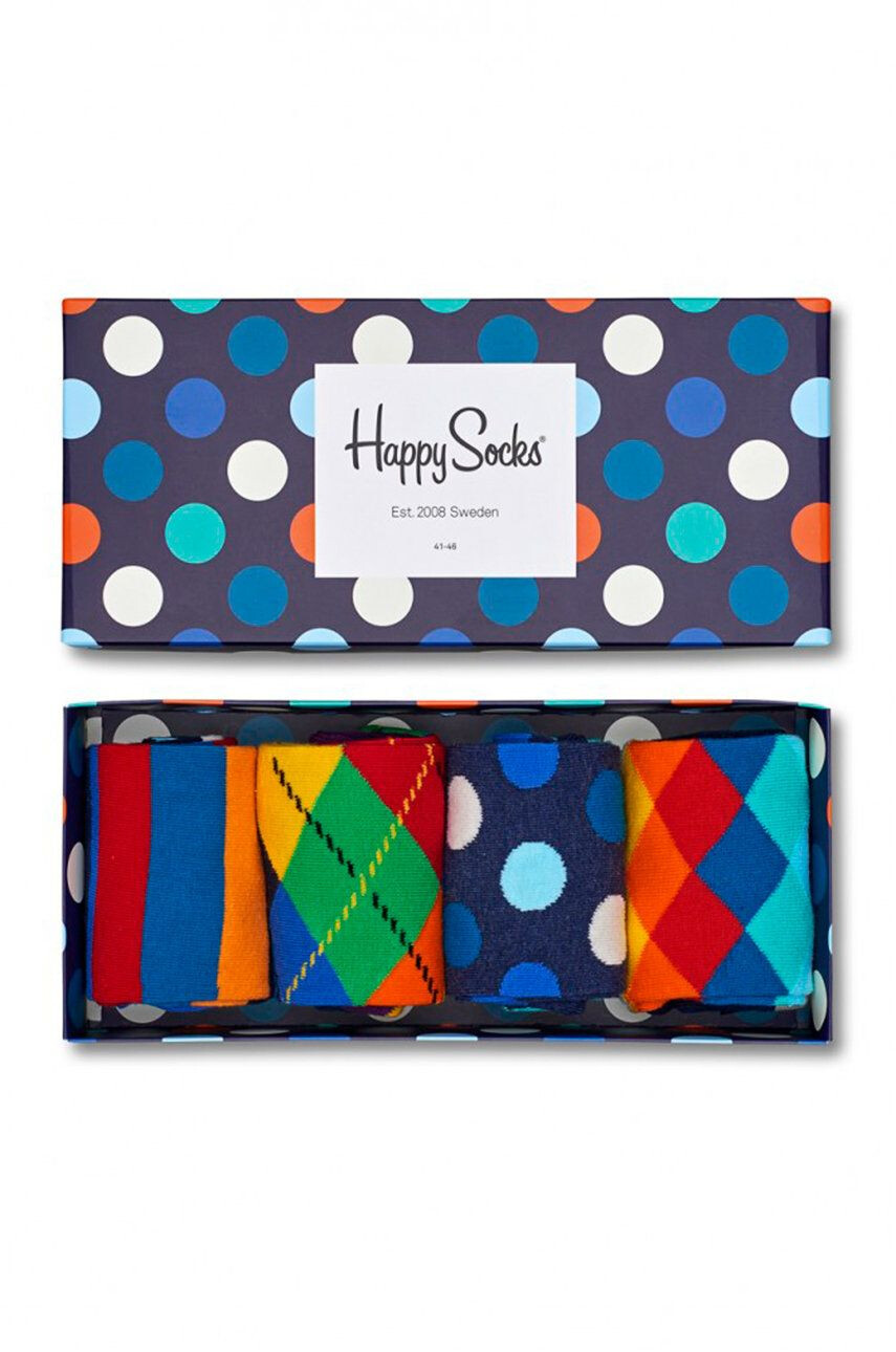 Happy Socks Чорапи Gift Box (4-бройки) - Pepit.bg