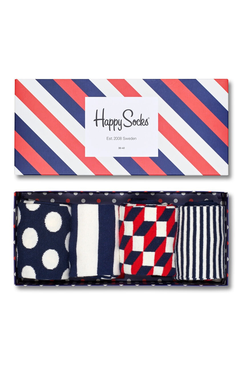 Happy Socks Чорапи Giftbox (4-бройки) - Pepit.bg