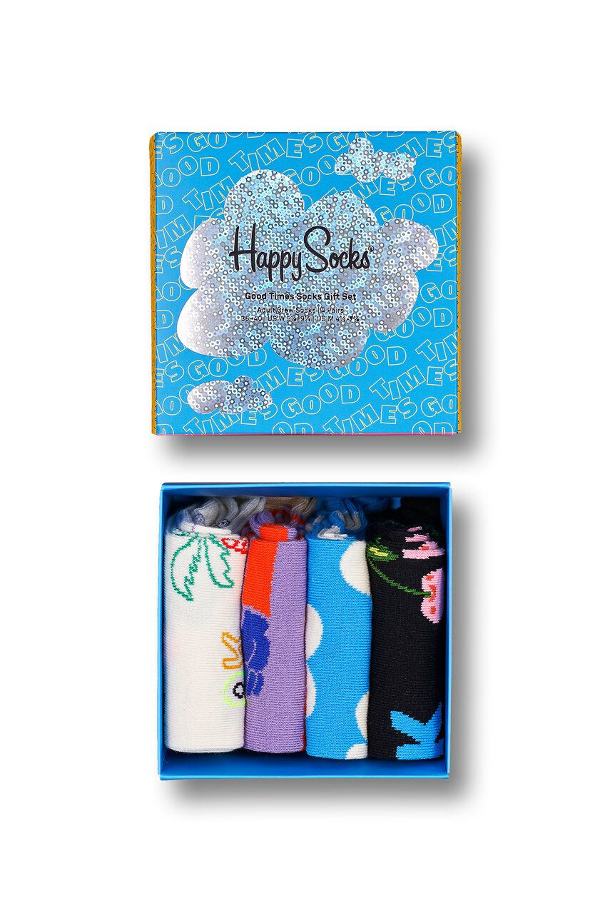 Happy Socks Чорапи Good Times (4 чифта) мъжки - Pepit.bg