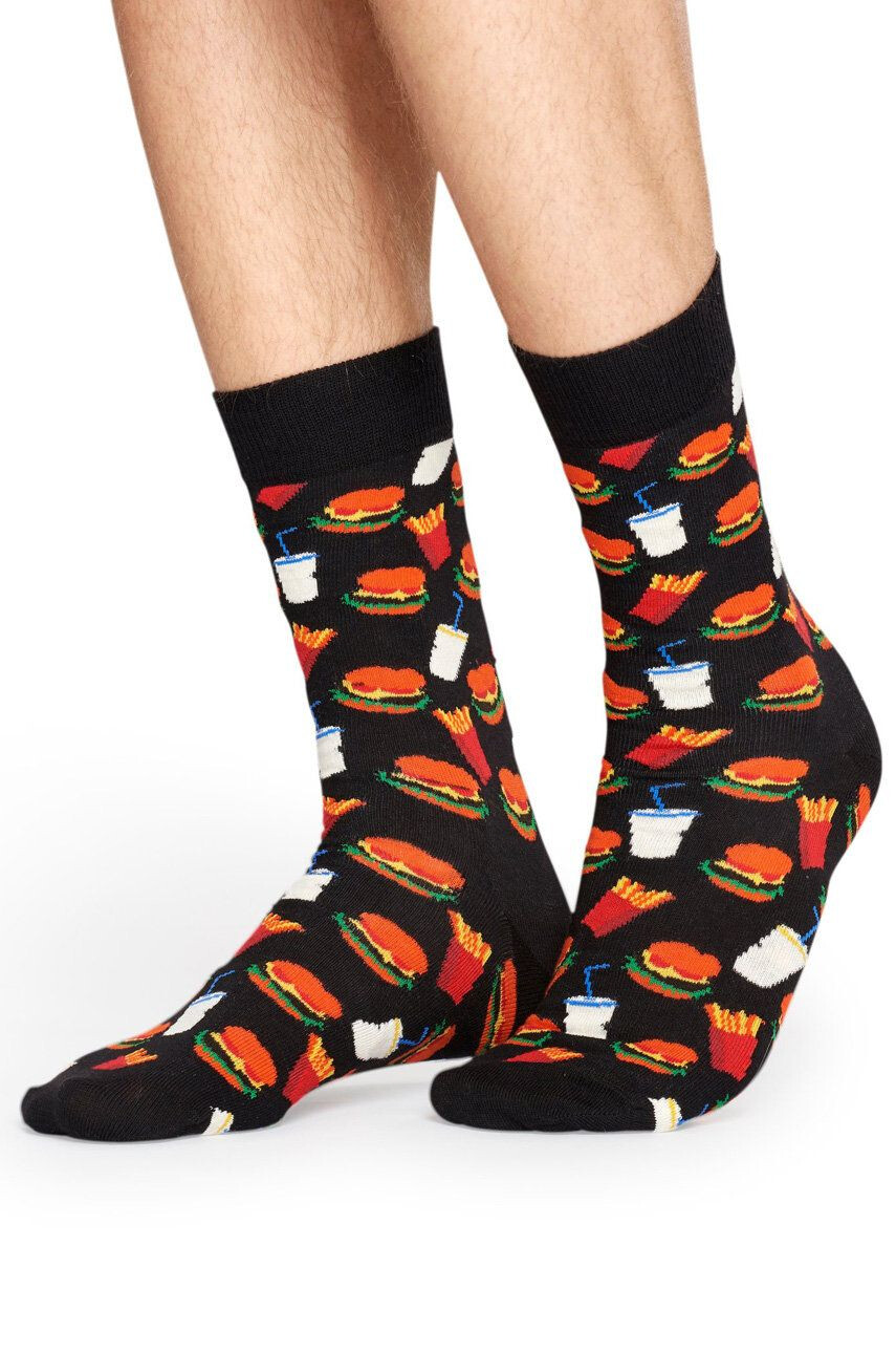 Happy Socks Чорапи Hamburger - Pepit.bg