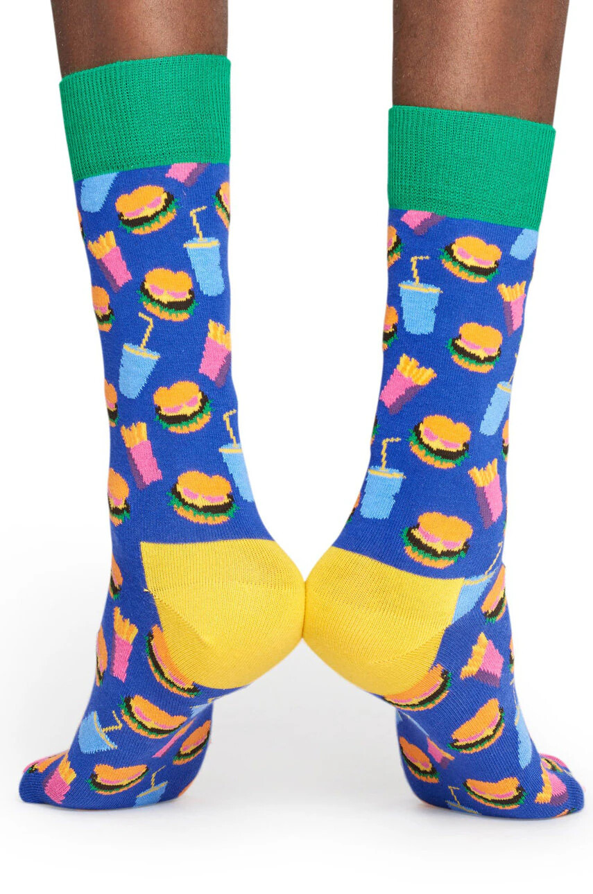 Happy Socks Чорапи Hamburger - Pepit.bg