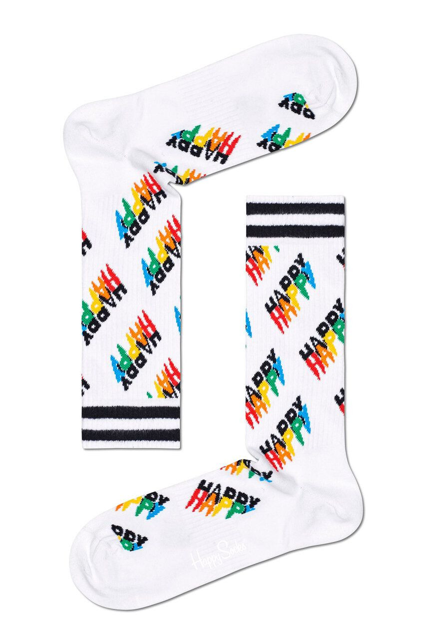 Happy Socks Чорапи Happy Logo Thin Crew - Pepit.bg