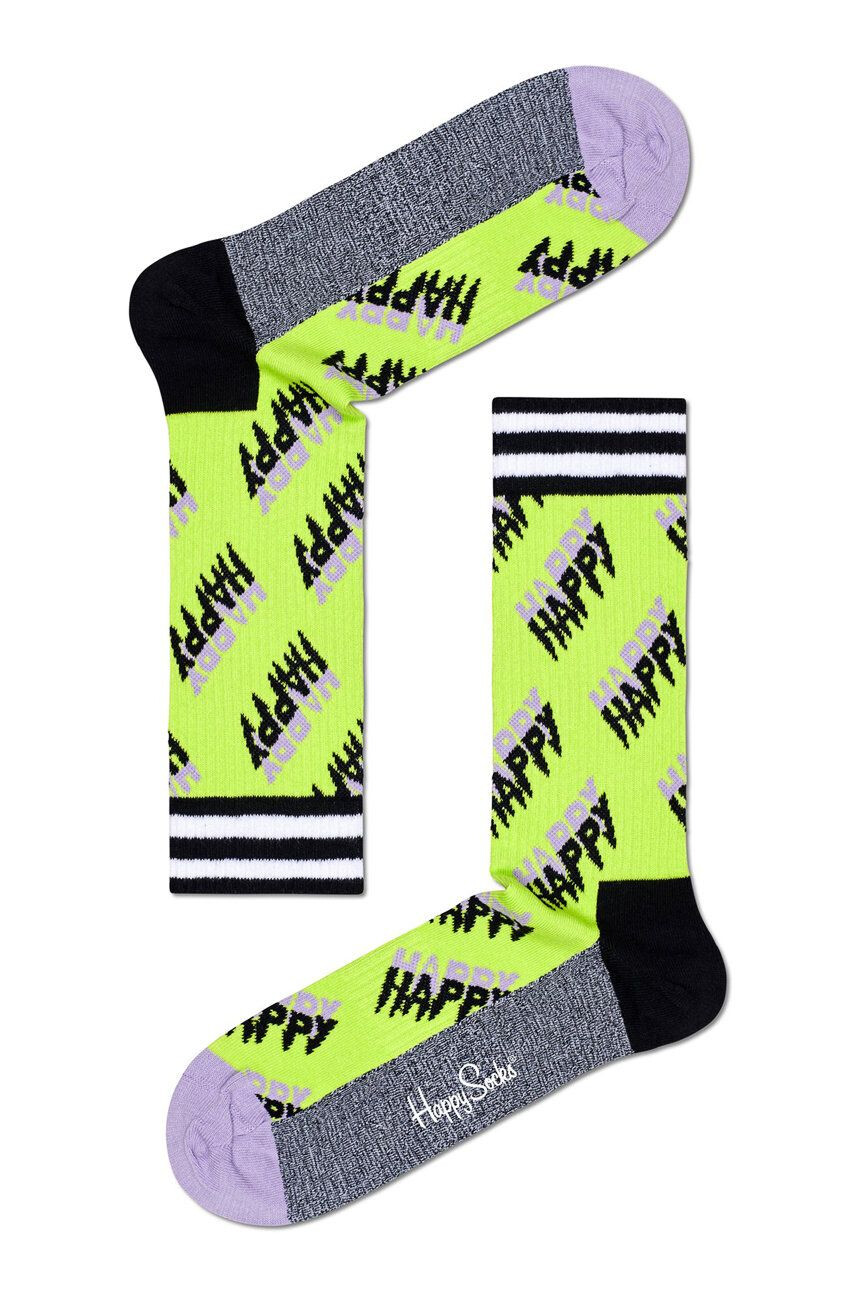 Happy Socks Чорапи Happy Logo Thin Crew - Pepit.bg