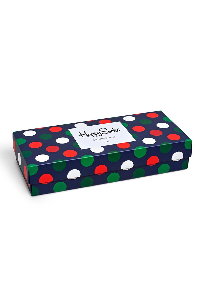 Happy Socks Чорапи Holiday Big Dot Gift Box (4-бройки) - Pepit.bg