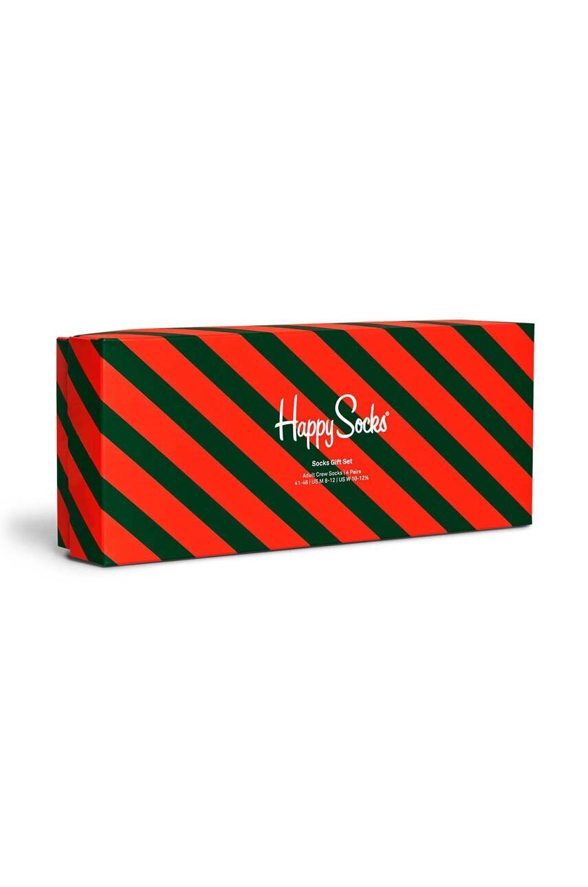 Happy Socks Чорапи Holiday Classics Gift (4 чифта) - Pepit.bg