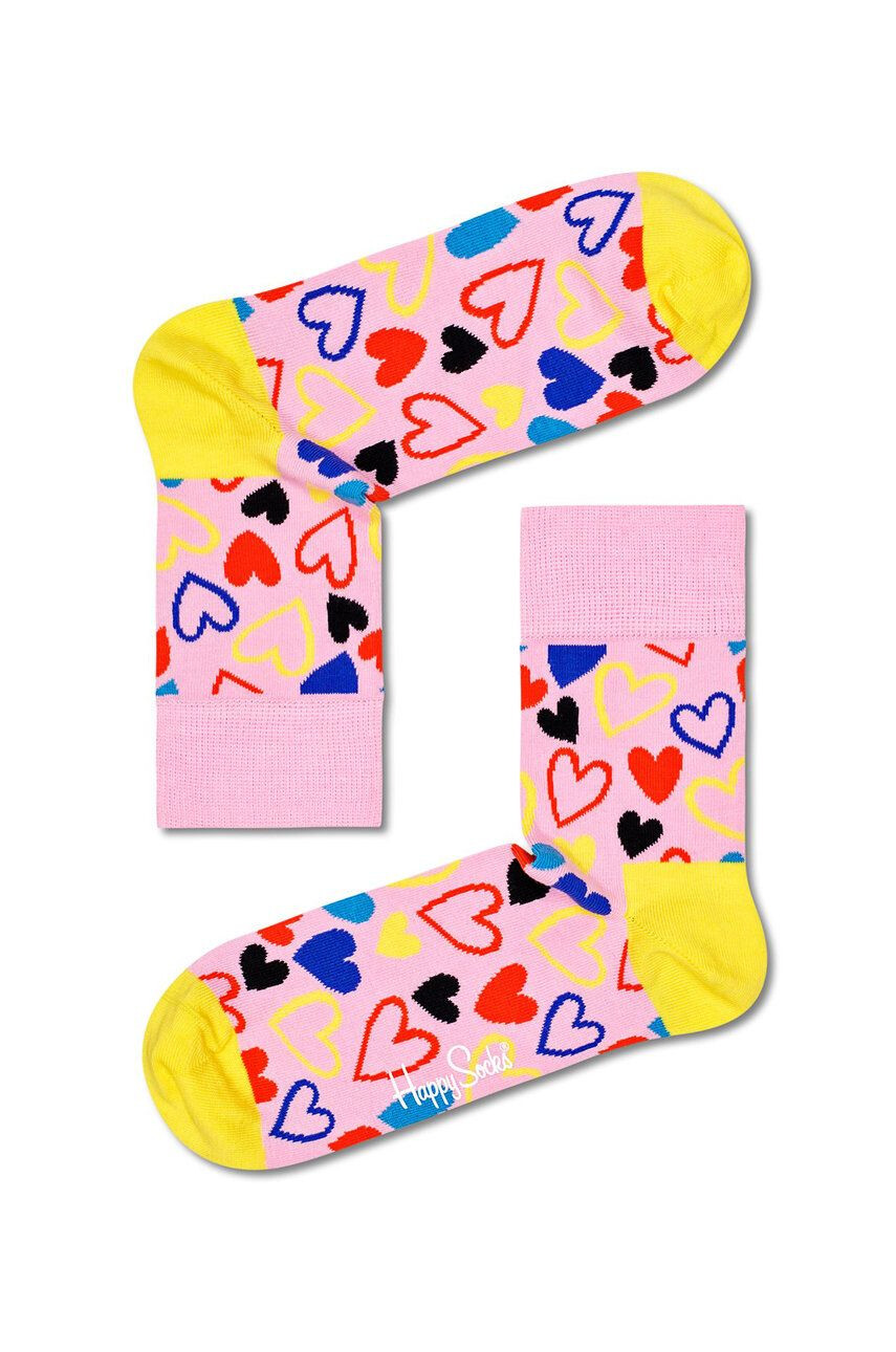 Happy Socks Чорапи I Heart U Half Crew - Pepit.bg