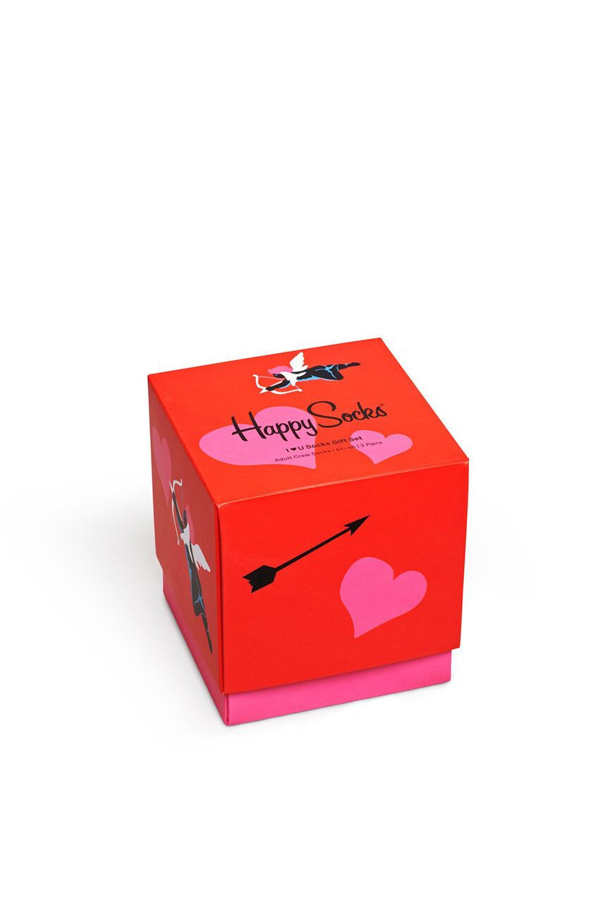 Happy Socks Чорапи I Love You Socks Gift (3 чифта) - Pepit.bg