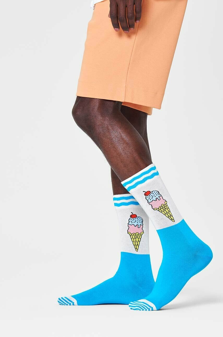 Happy Socks Чорапи Ice Cream в тюркоазено - Pepit.bg
