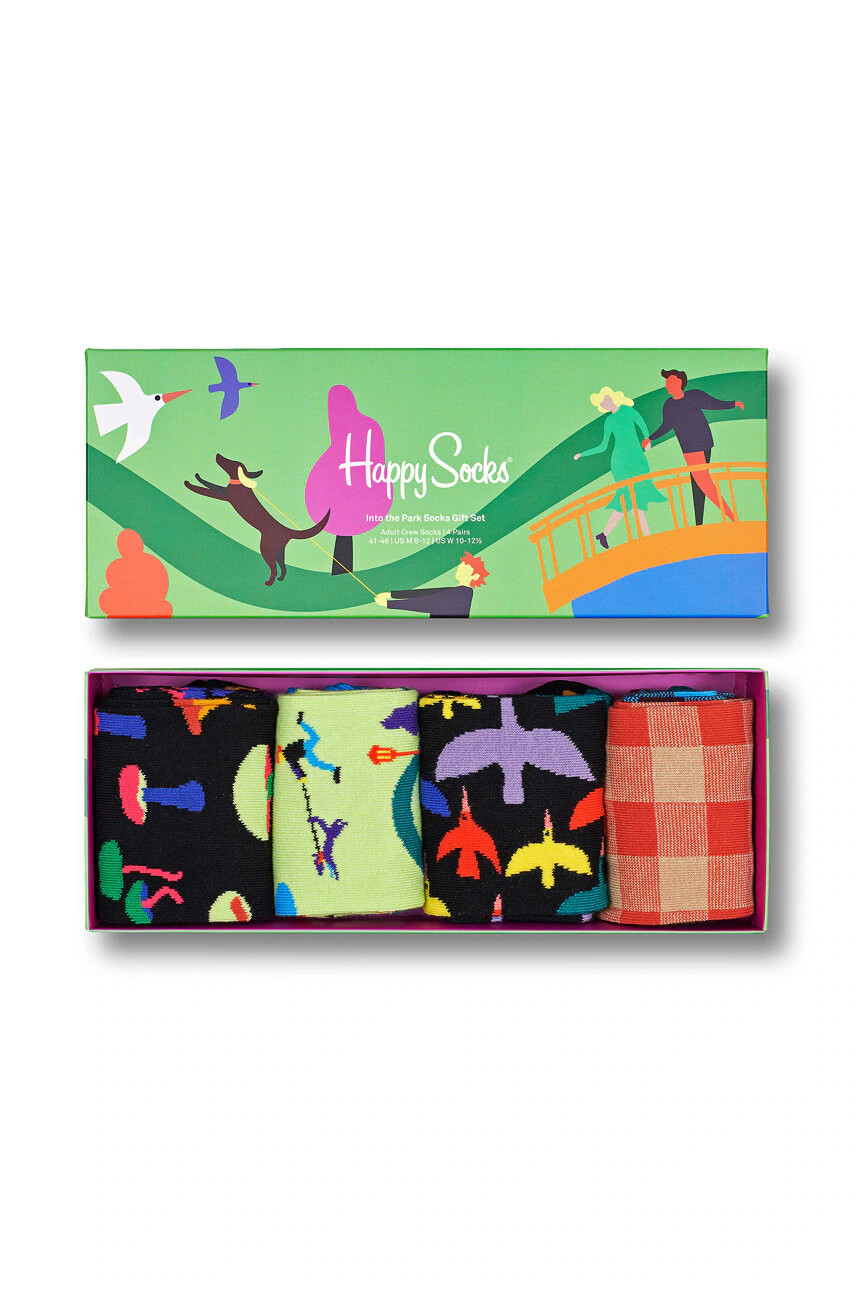 Happy Socks Чорапи Into The Park Socks (4 чифта) - Pepit.bg