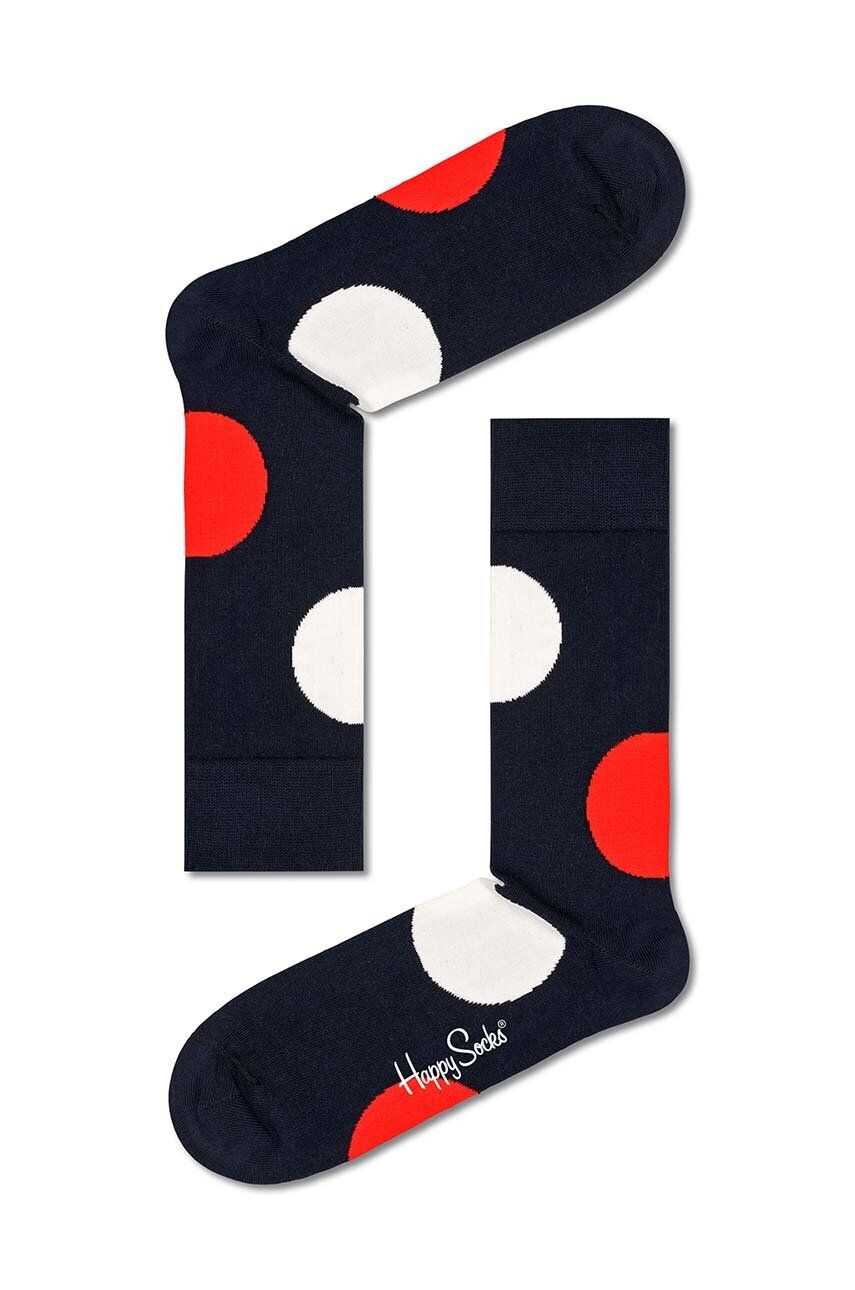 Happy Socks Чорапи Jumbo Dot в тъмносиньо - Pepit.bg