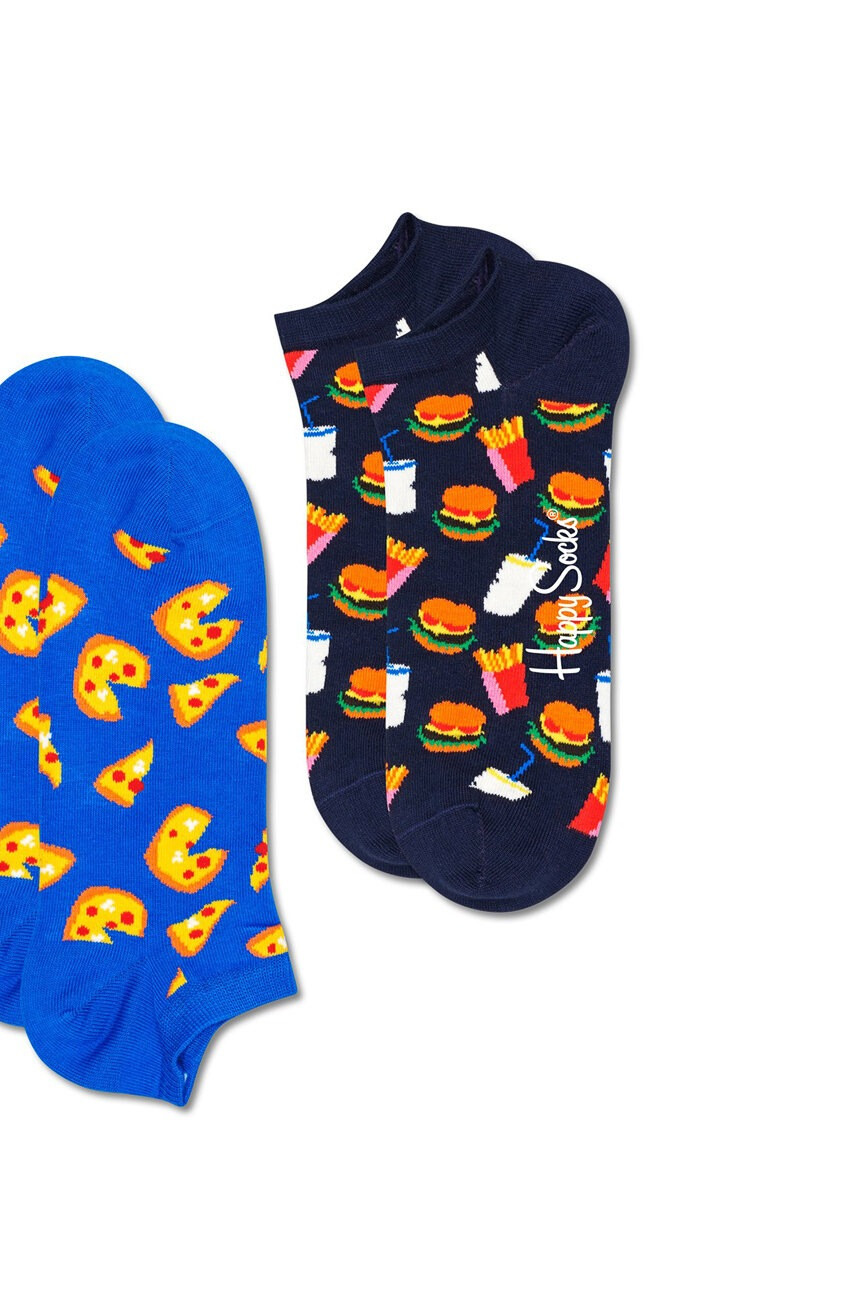 Happy Socks Чорапи Junk Food Low (2 чифта) - Pepit.bg