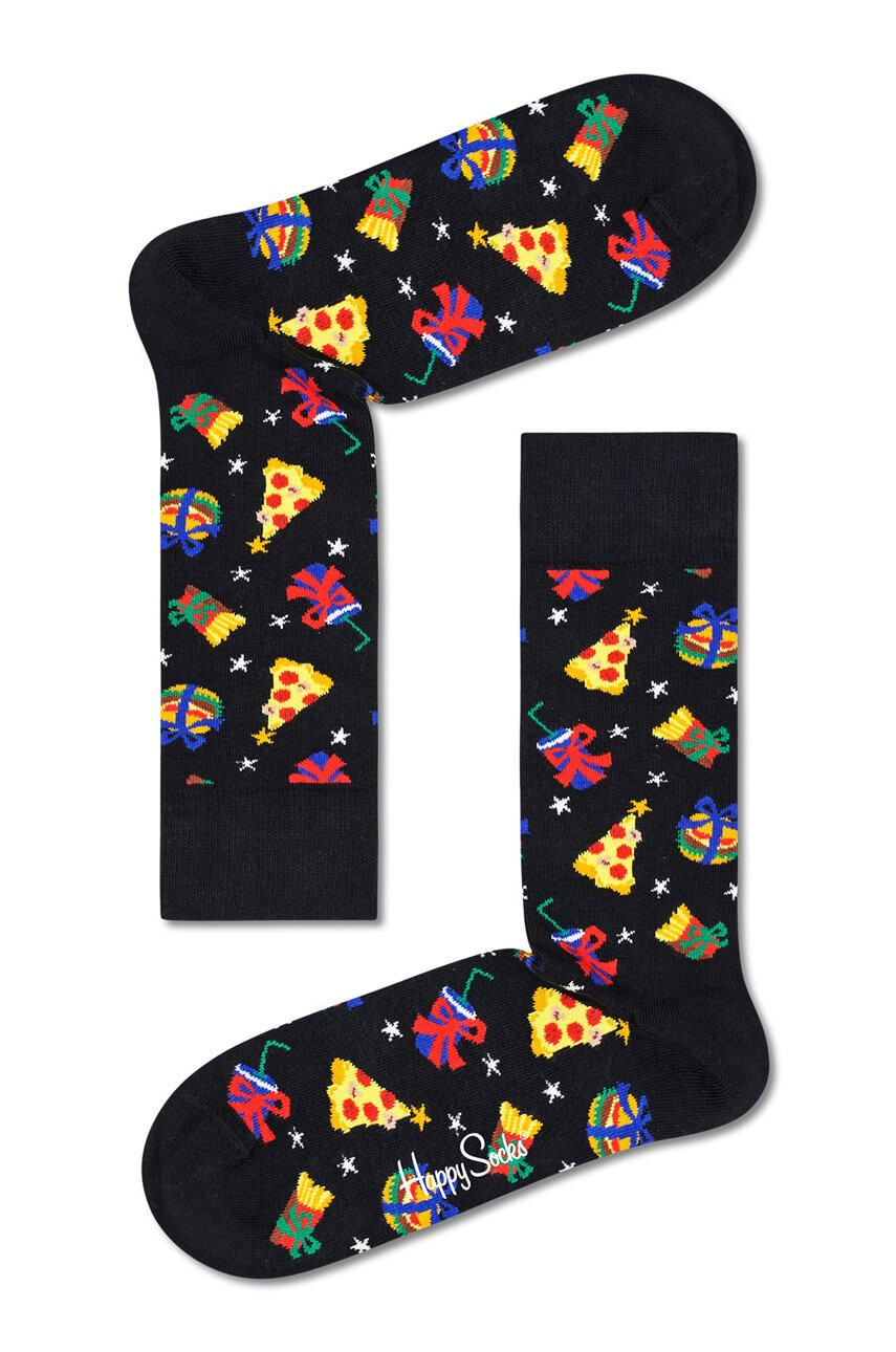 Happy Socks Чорапи дамски в черно - Pepit.bg