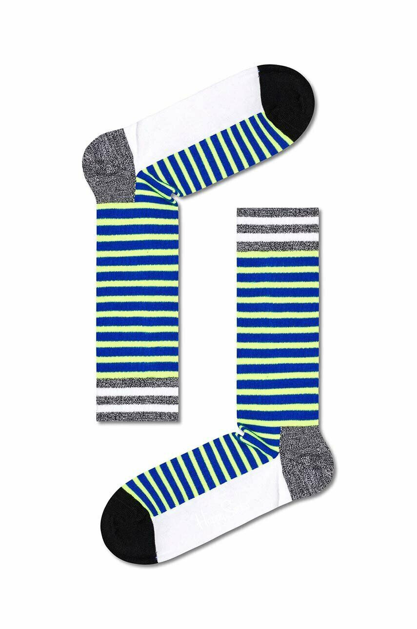 Happy Socks Чорапи Light Green Neon Stripe - Pepit.bg