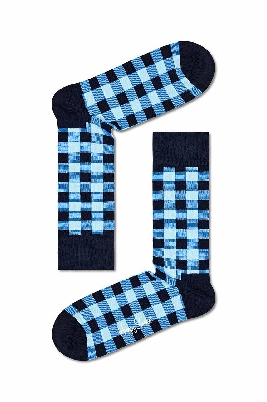 Happy Socks Чорапи My favourite bluess (4 чифта) в тъмносиньо - Pepit.bg