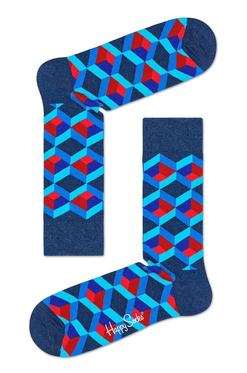 Happy Socks Чорапи Optic Square - Pepit.bg
