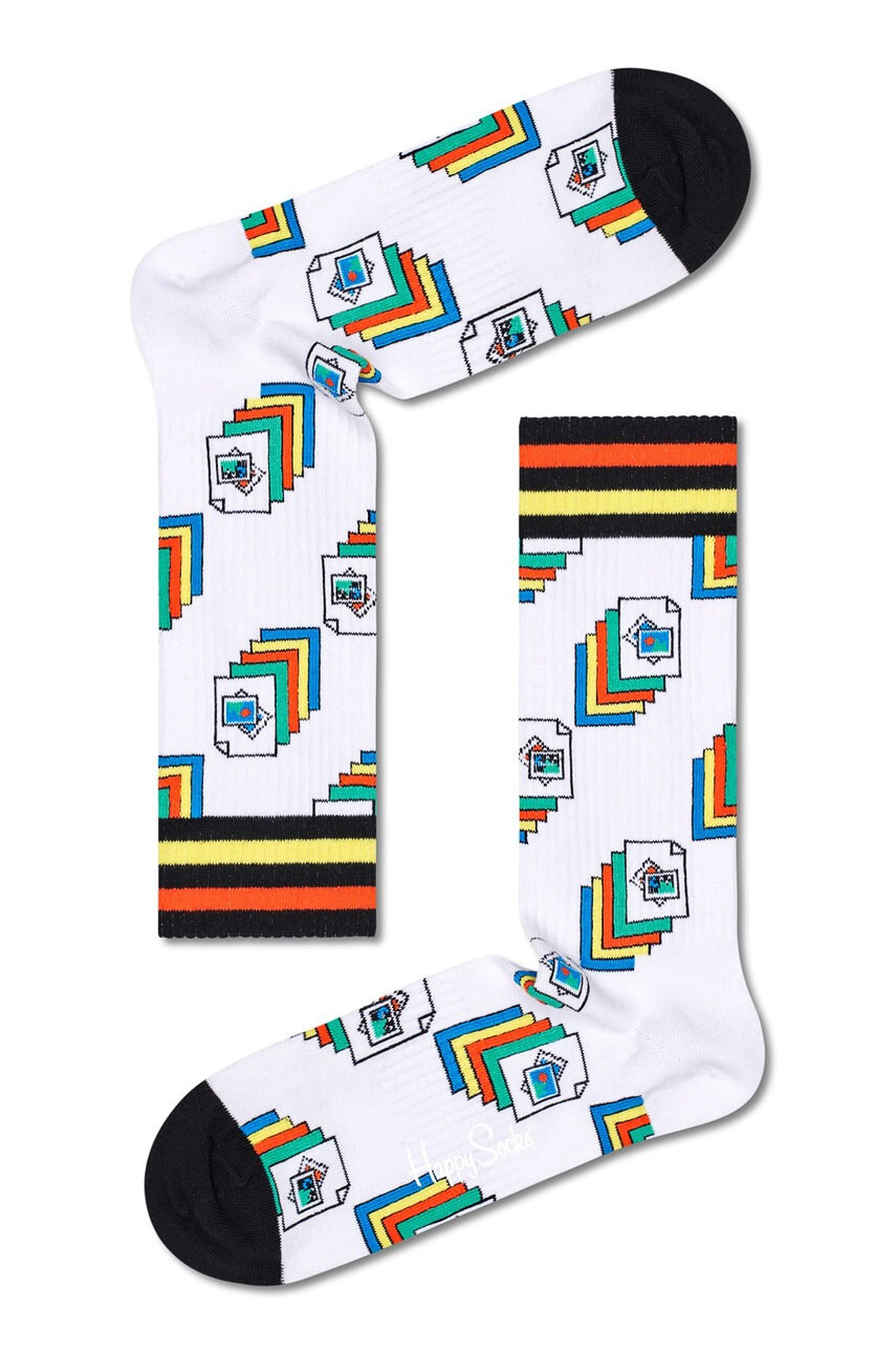 Happy Socks Чорапи Photos Thin Crew - Pepit.bg