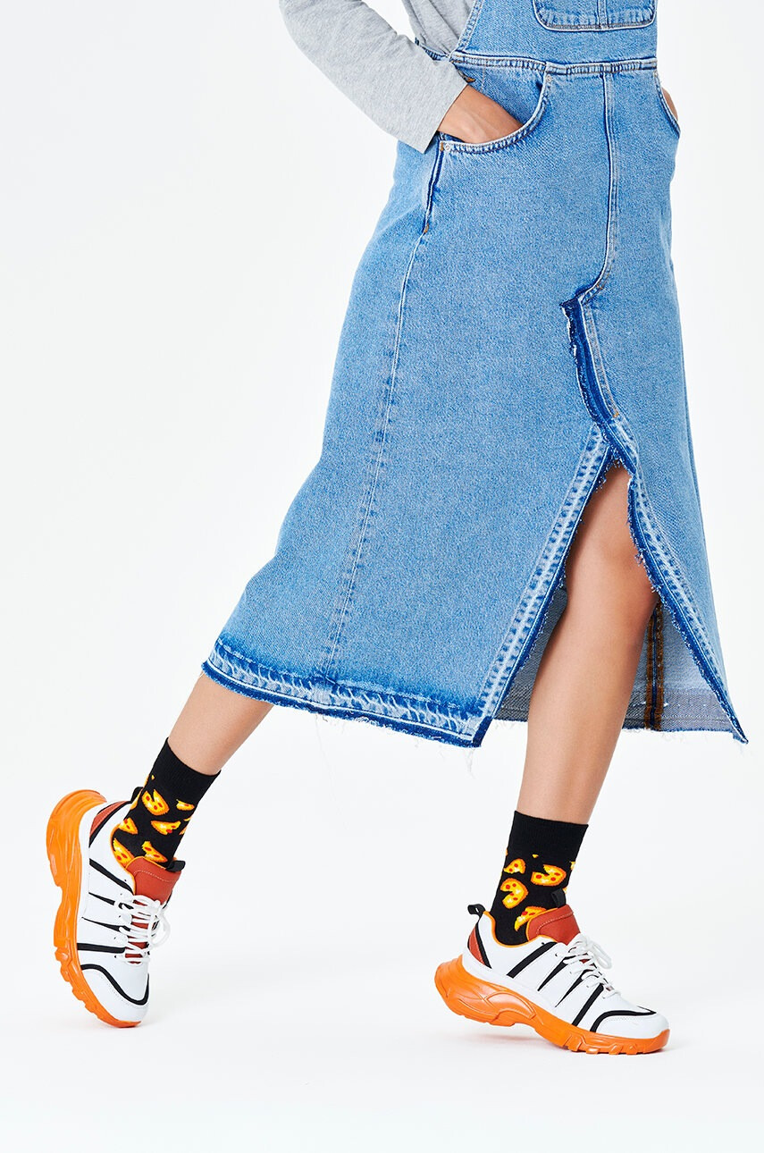 Happy Socks Чорапи Pizza Half Crew - Pepit.bg