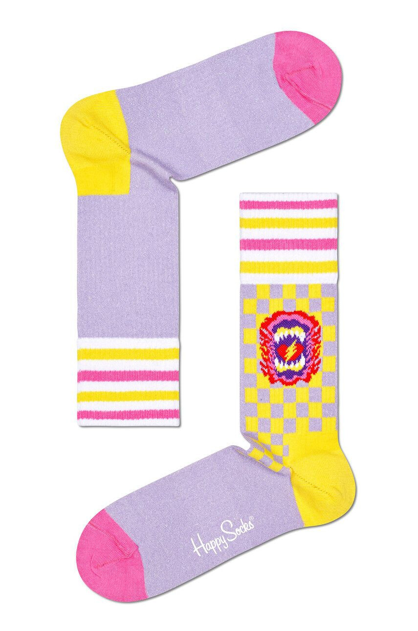 Happy Socks Чорапи Roar Thin Crew - Pepit.bg