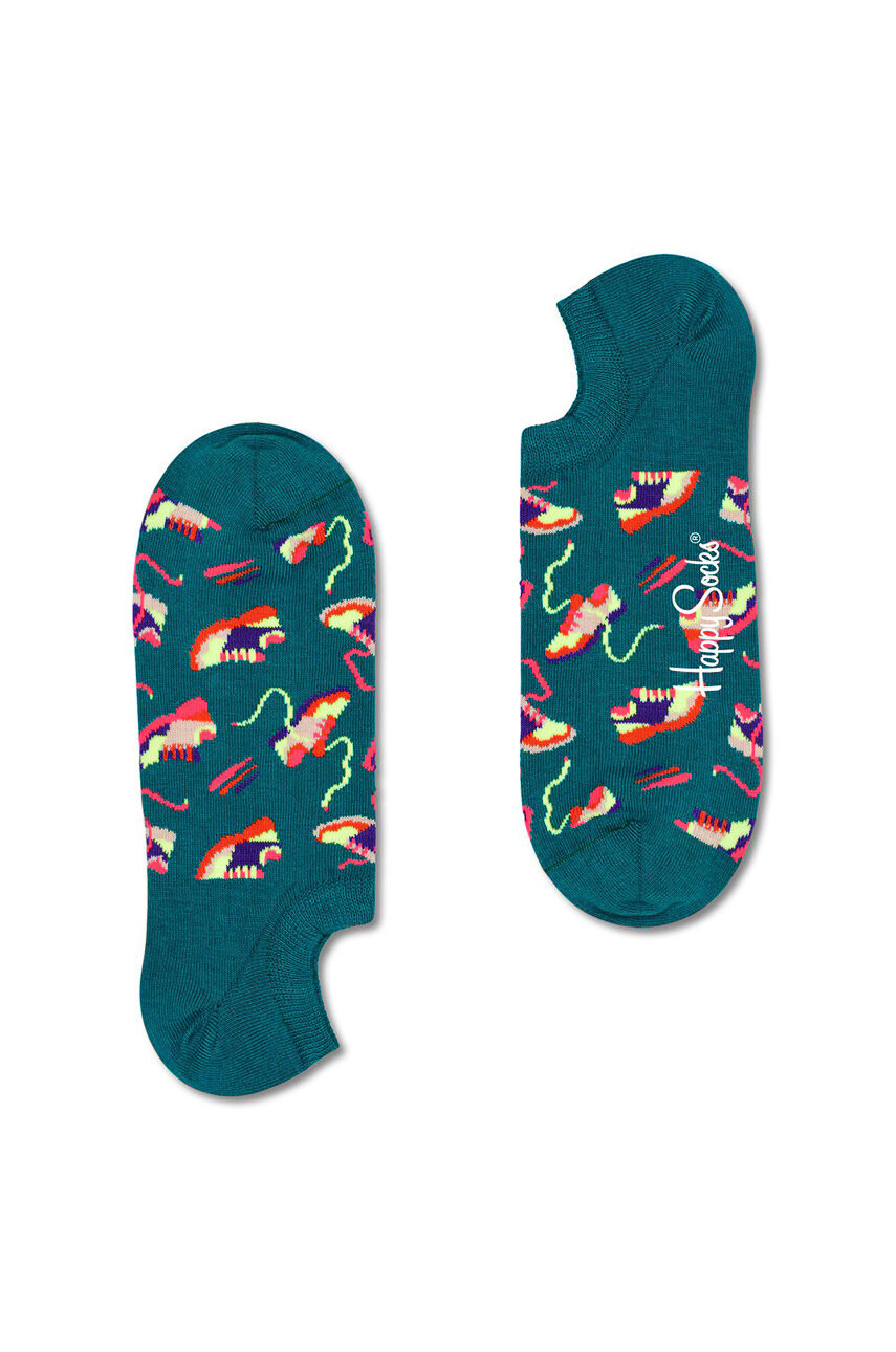 Happy Socks Чорапи Run For It No Show мъжки в зелено - Pepit.bg