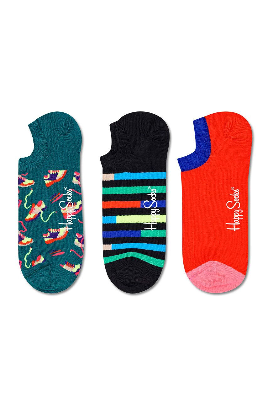 Happy Socks Чорапи Run For It No Show (3 чифта) - Pepit.bg