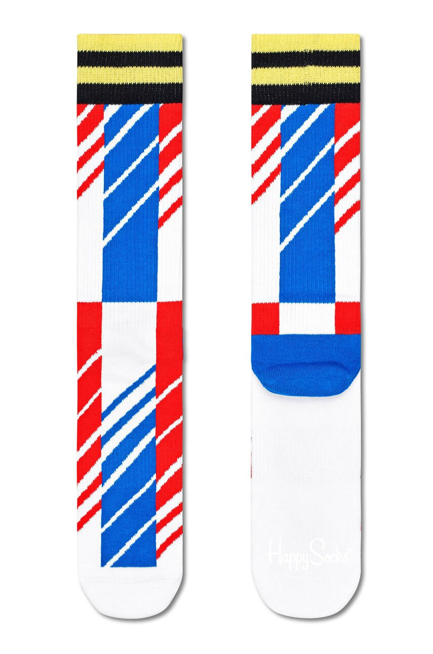 Happy Socks Чорапи Scattered Stripe Crew - Pepit.bg