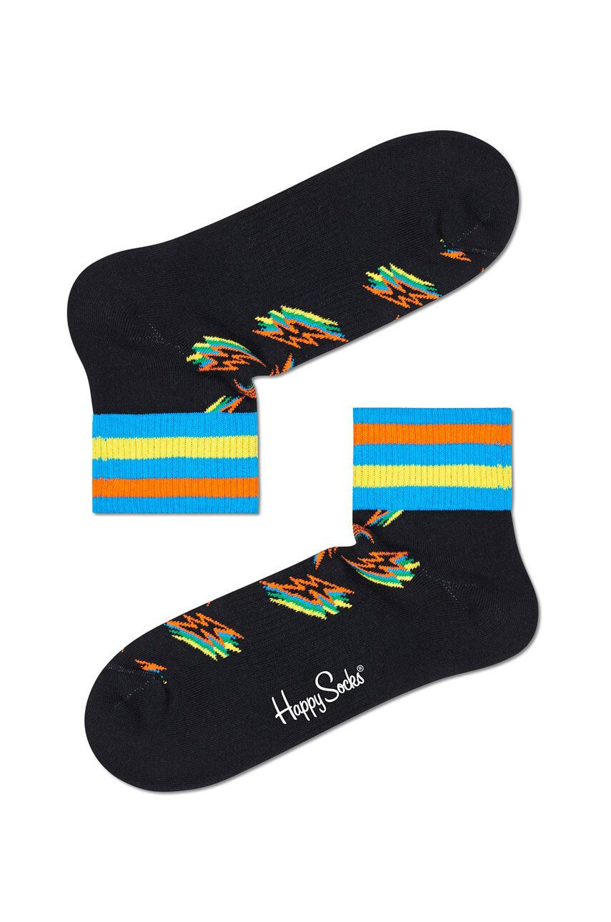 Happy Socks Чорапи Shadow Flash 1/4 Crew - Pepit.bg