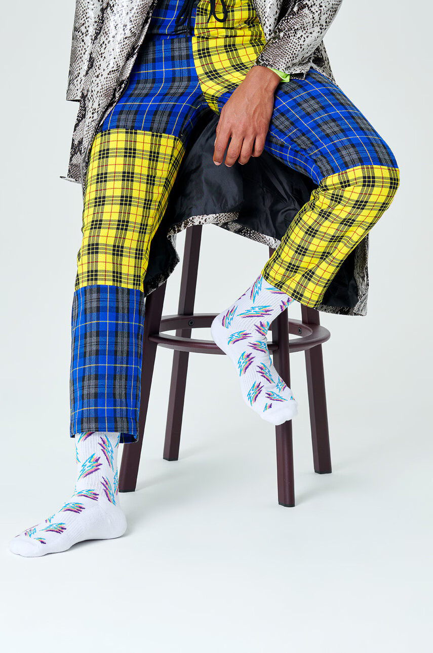 Happy Socks Чорапи Shadow Flash Crew - Pepit.bg