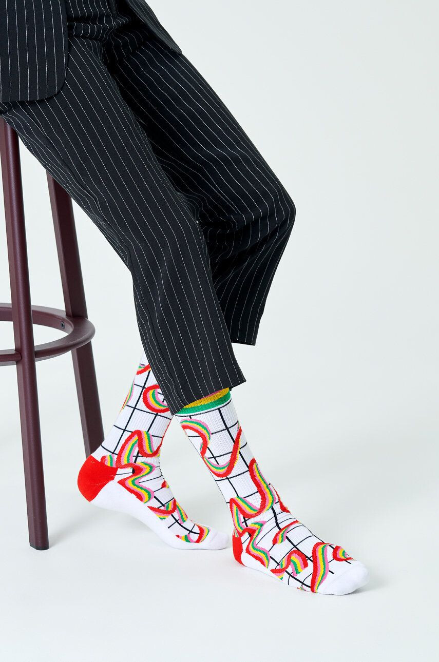 Happy Socks Чорапи Squiggly Rainbow - Pepit.bg