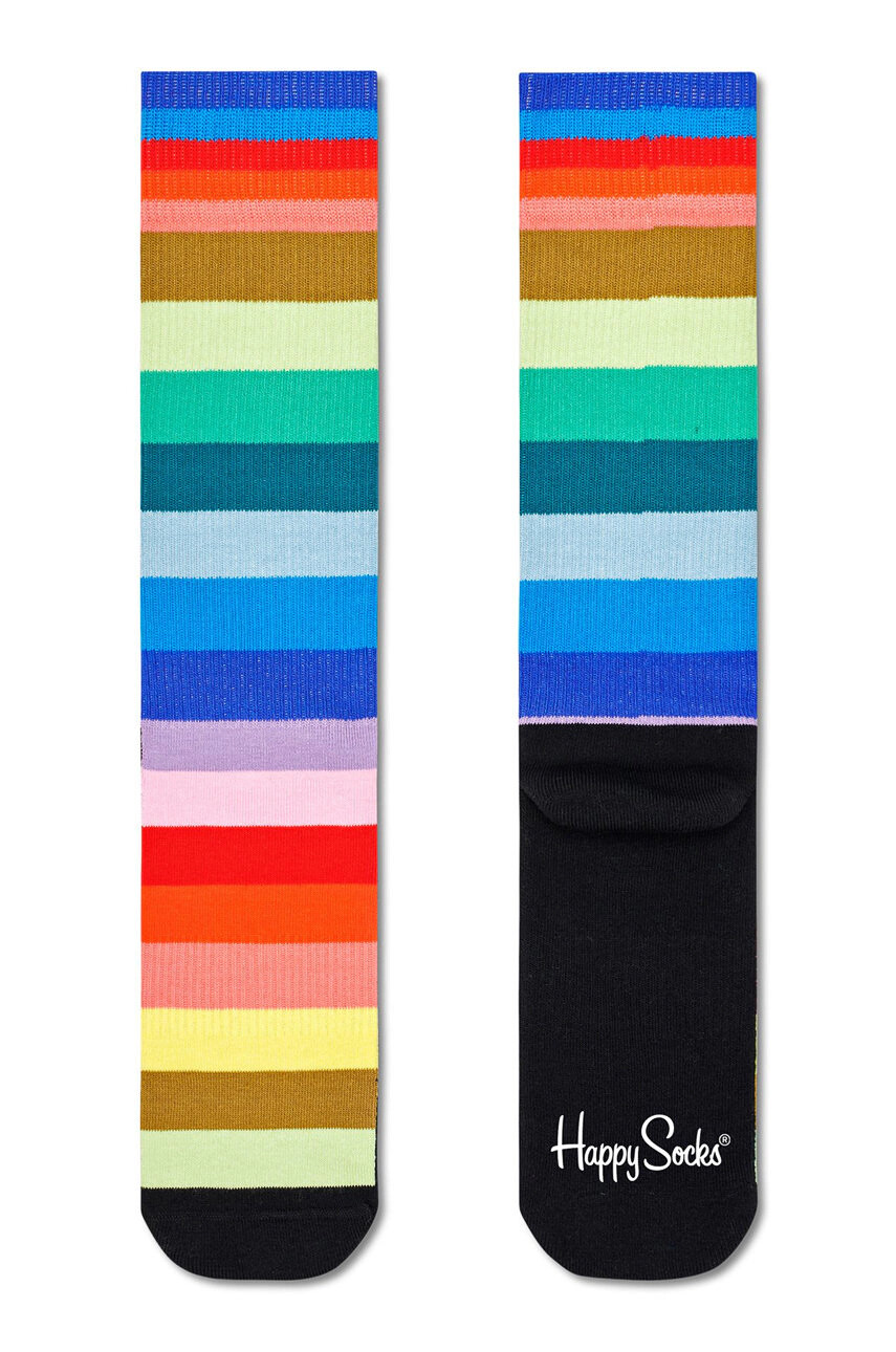 Happy Socks Чорапи Stripe Crew - Pepit.bg