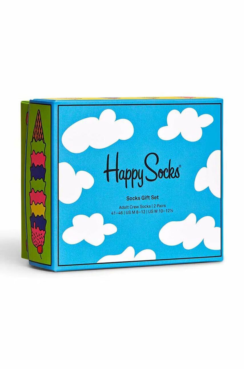 Happy Socks Чорапи Sunny Days (2 чифта) в синьо - Pepit.bg