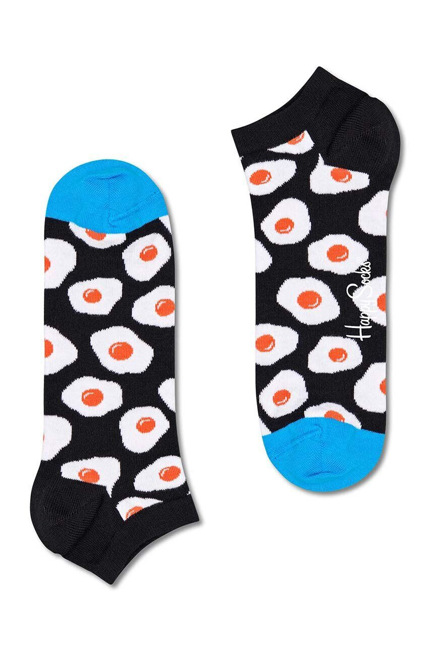 Happy Socks Чорапи Sunny Side Up Low Sock в черно - Pepit.bg